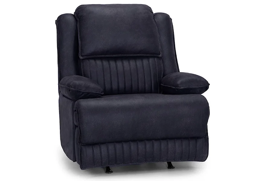 4578 Power Rocker Recliner with Dual Storage Arms by Franklin at Virginia Furniture Market