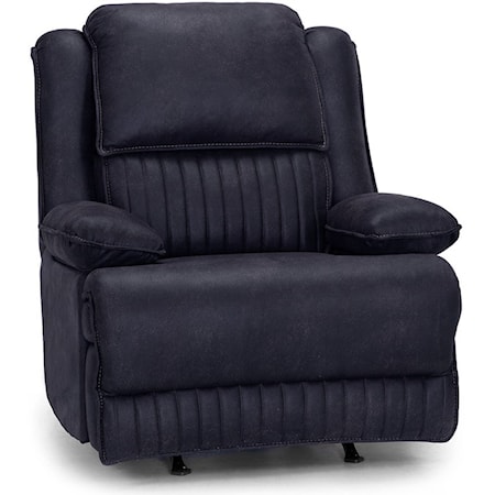 Power Rocker Recliner with Dual Storage Arms