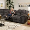 Franklin 461 Reclining Console Loveseat