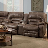 Power Reclining Console Loveseat with Cup-Holders and Integrated USB Port