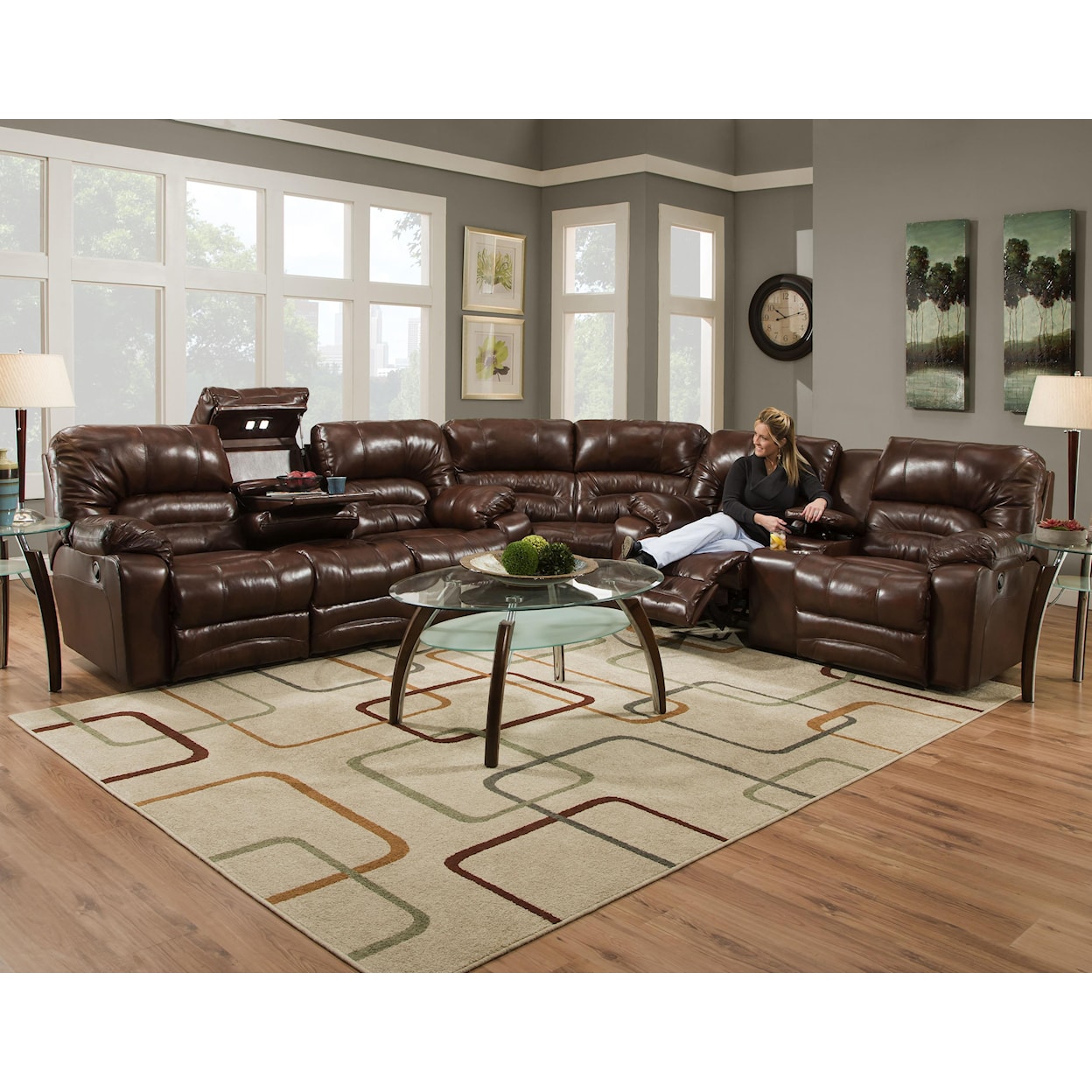 Franklin Legacy Power Reclining Sectional Sofa