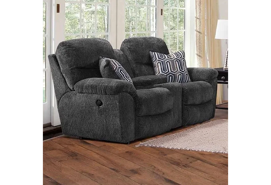710 Power Reclining Console Loveseat by Franklin at Lagniappe Home Store