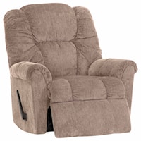 Power Rocker Recliner with Pillow Arms