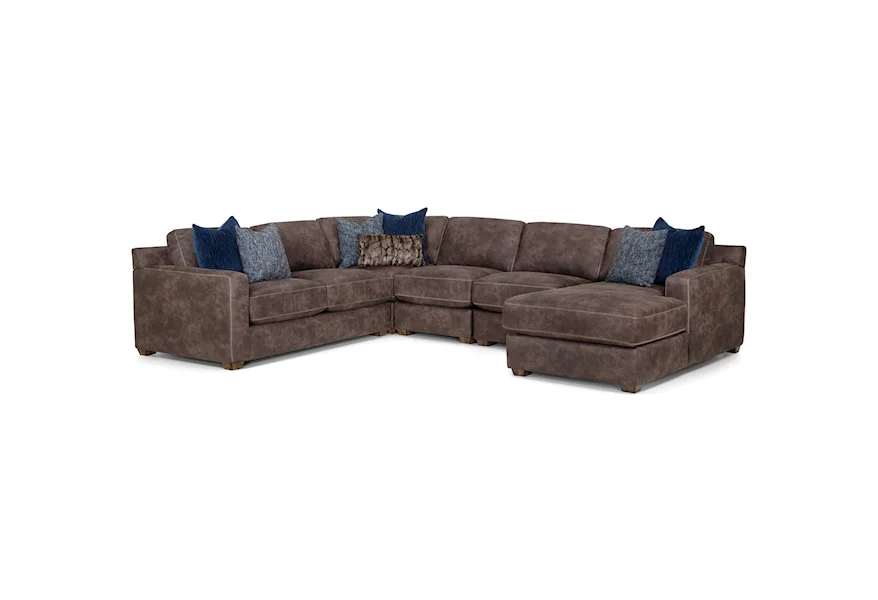 Jameson Five Piece Sectional by Franklin at Fine Home Furnishings