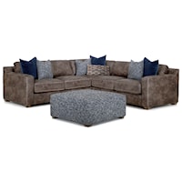 Contemporary Three Piece Sectional