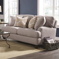 Loveseat with Classic Cottage Style