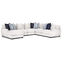 L-Shaped Sectional Sofa with Chaise