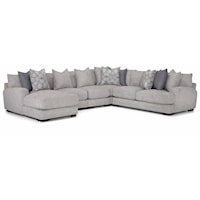 L-Shaped Sectional Sofa with Chaise