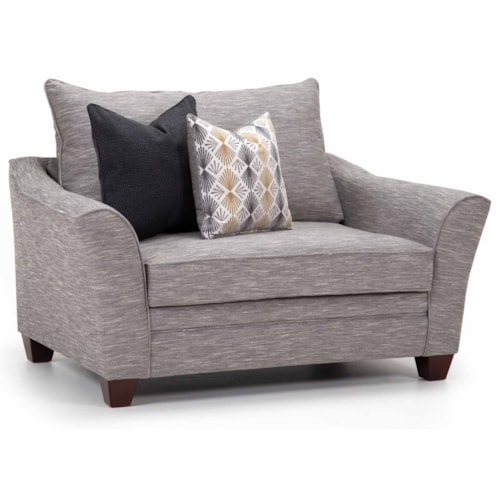 Chair and a Half with Flared Arms