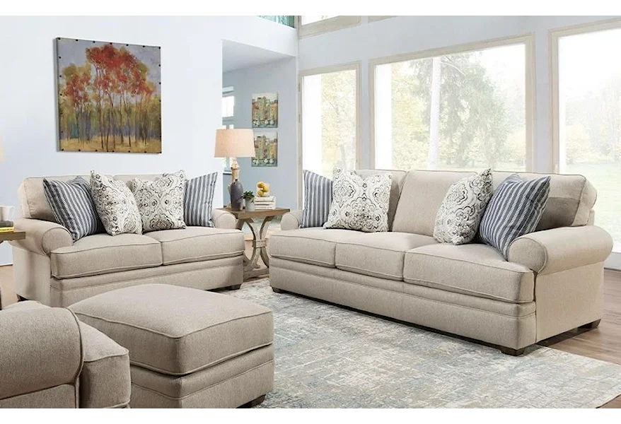 915 Stationary Living Room Group by Franklin at Turk Furniture