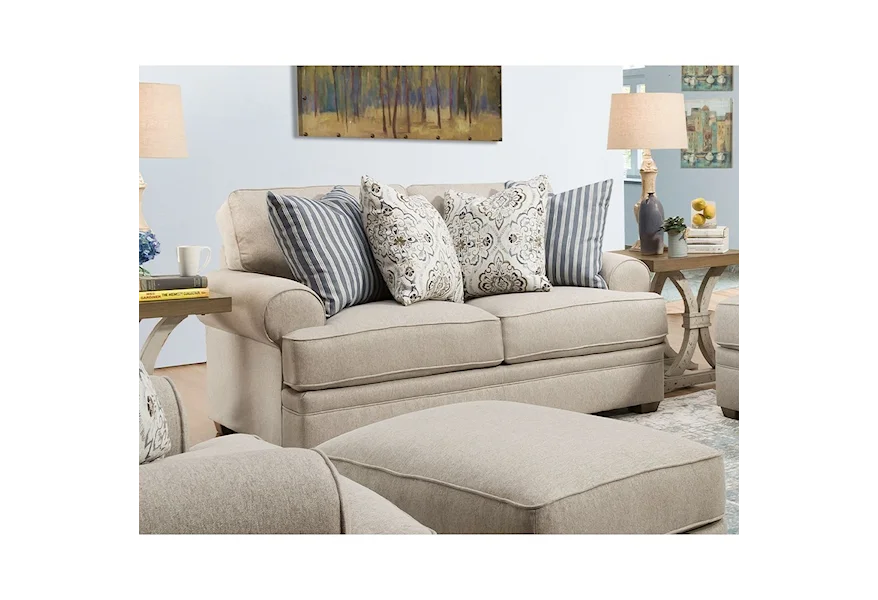 915 Loveseat by Franklin at Howell Furniture