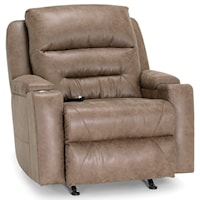 Power Rocker Recliner with Power Lumbar and Cupholders