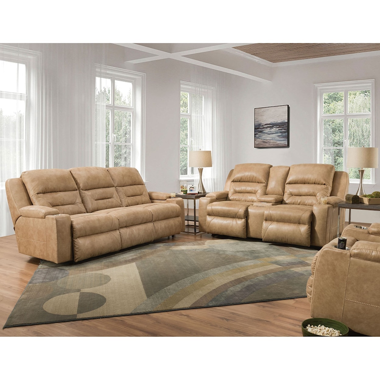 Franklin Beacon Power Reclining Loveseat