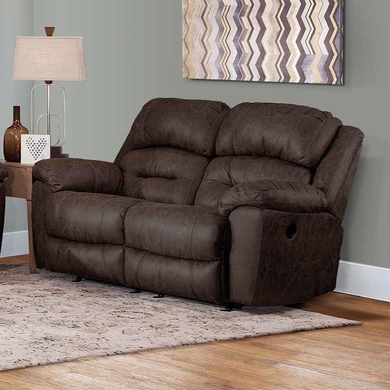 Franklin 773 Bellamy Manual Rocking Reclining Loveseat