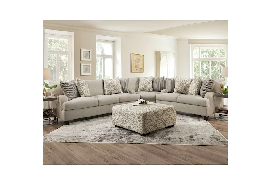 Cambria Sectional Sofa by Franklin at Furniture Fair - North Carolina