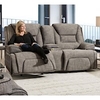 Power Reclining Console Loveseat with Cup Holders