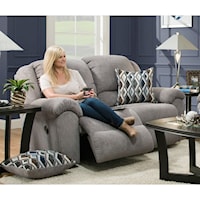 Reclining Loveseat with Pillow Arms