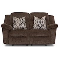 Casual Rocking Reclining Loveseat