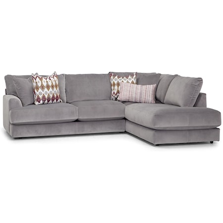 Contemporary Sofa with Chaise