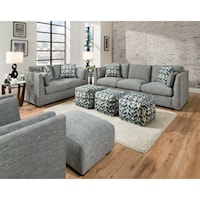 Contemporary Stationary Living Room Group