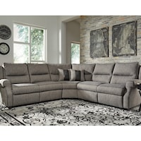 Power Reclining Sectional with Power Headrest