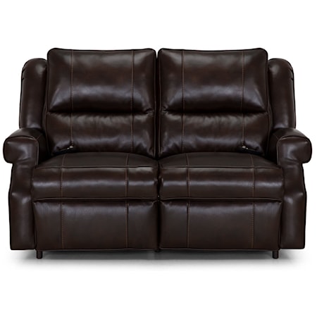 Power Reclining Loveseat with Power Headrest and Wand