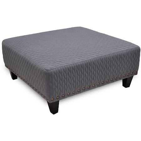 Cocktail Ottoman with Nails