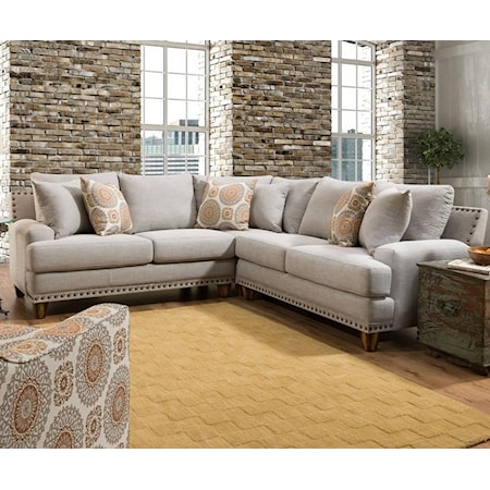 Sectional Sofa with Four Seats