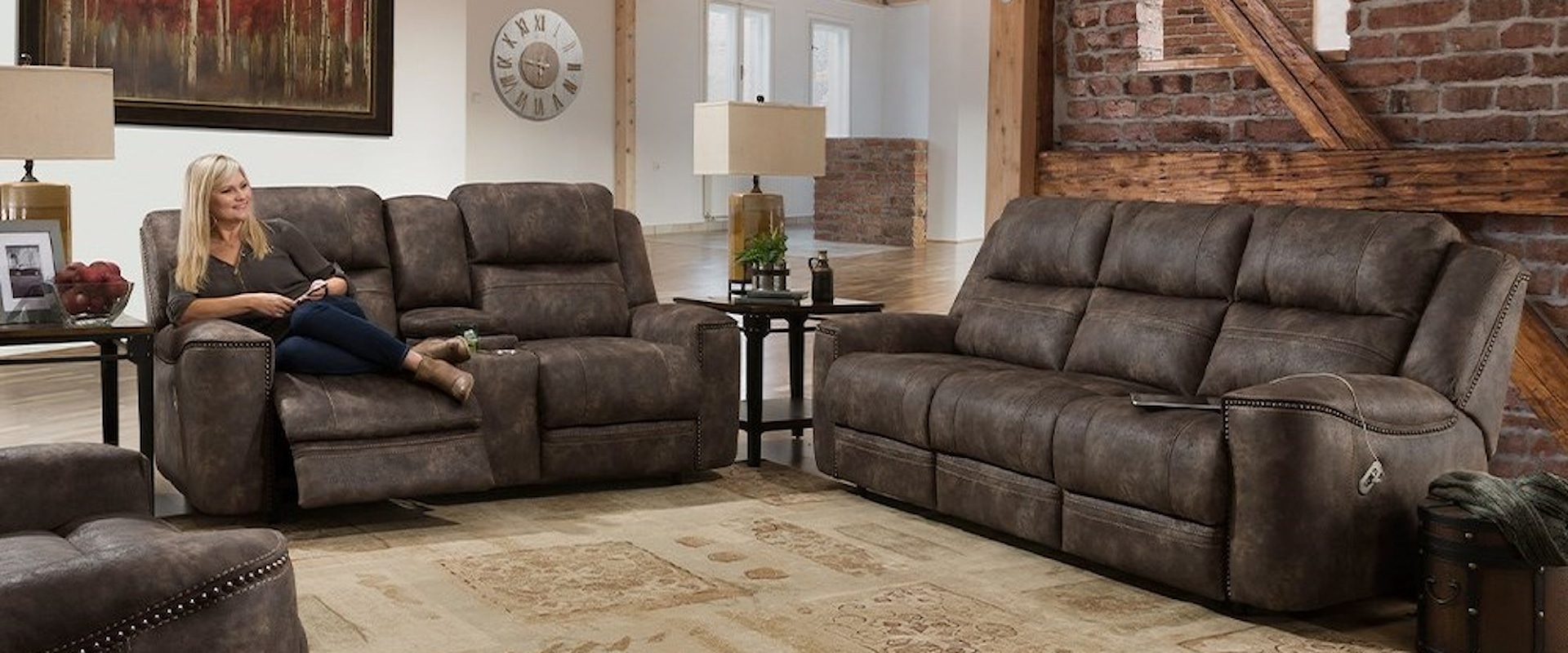 Power Reclining Living Room Group