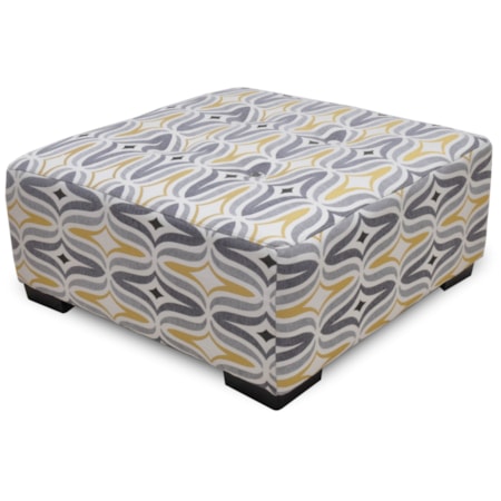 Square Cocktail Ottoman