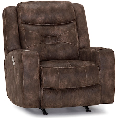 Dual Power Rocker Recliner with USB Port