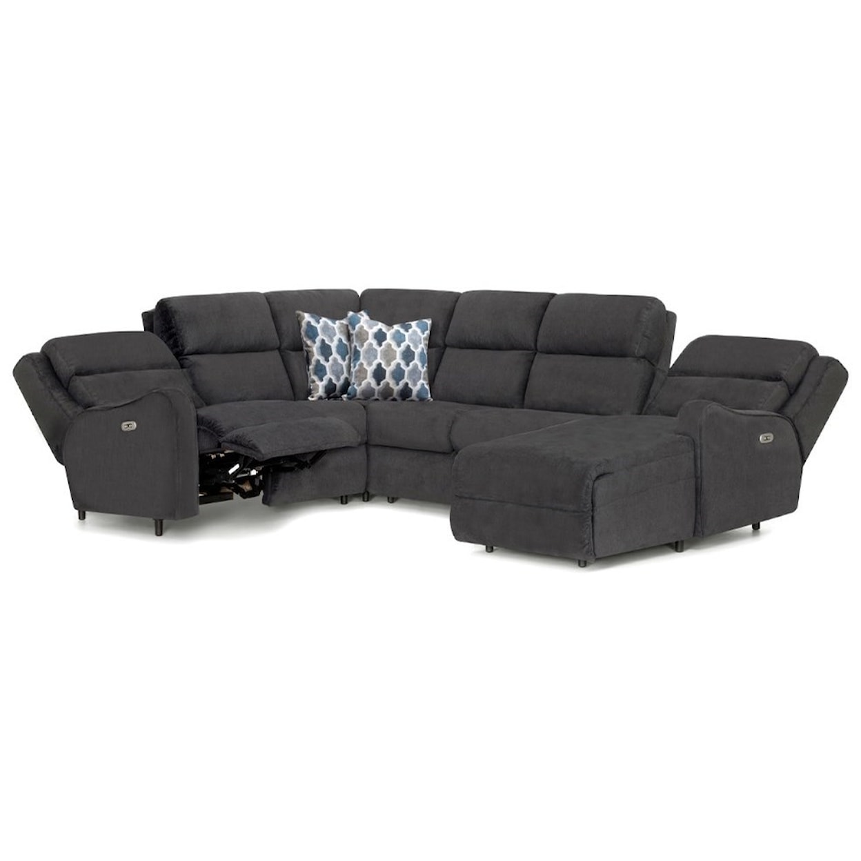 Franklin Theory Power Reclining Sectional