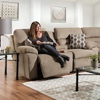 Power Reclining Console Loveseat with USB and Power Headrests