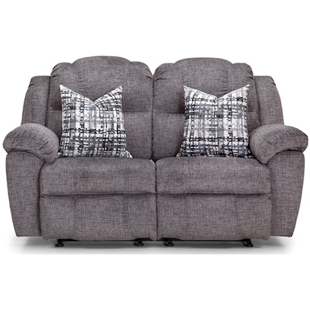 Rocking Reclining Loveseat with Pillows