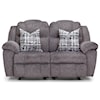 Franklin Victory Rocking Reclining Loveseat with Pillows