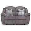 Franklin Victory Power Rocker Reclining Loveseat with Pillows