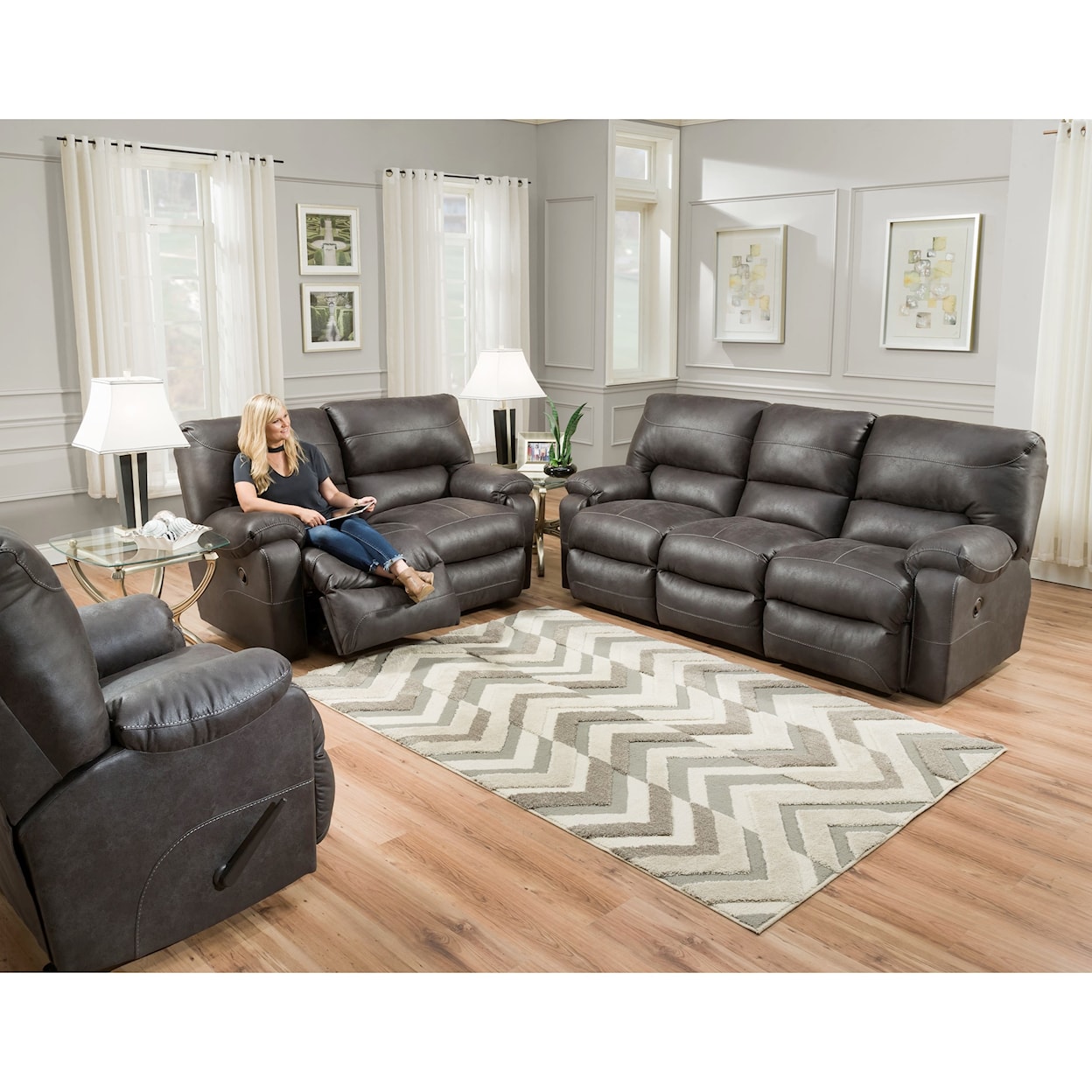 Franklin VIP Power Reclining Loveseat