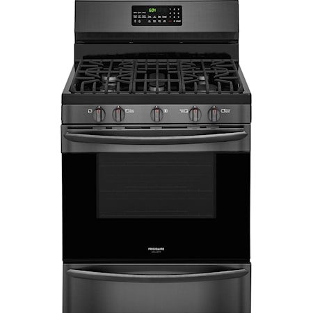 30" Gallery Smudge-Proof Gas Range with True Convection