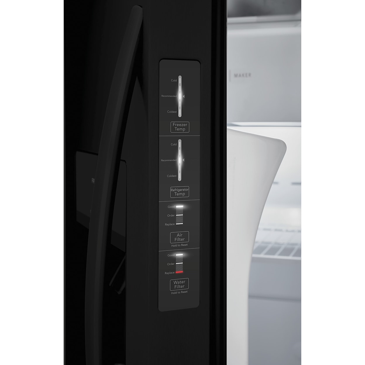 Frigidaire Gallery Side-by-Side Refrigerators Standard Depth Side by Side Refrigerator