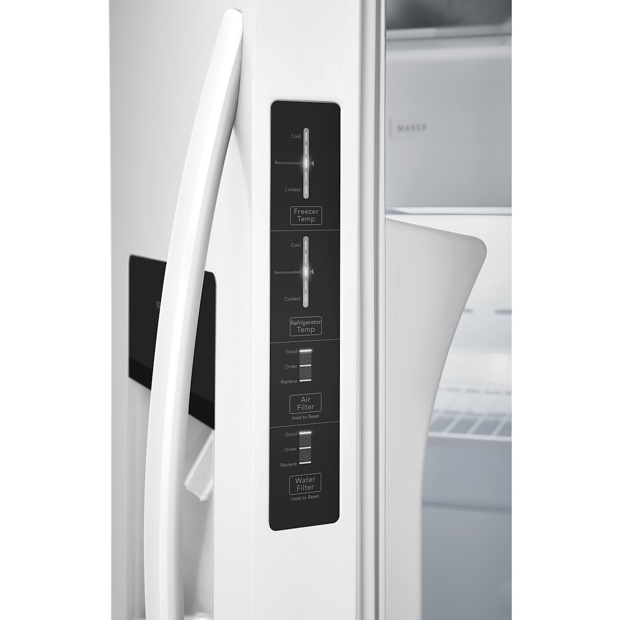 Frigidaire Gallery Side-by-Side Refrigerators Standard Depth Side by Side Refrigerator