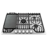 30" Frigidiare Professional Gas Cooktop with Griddle
