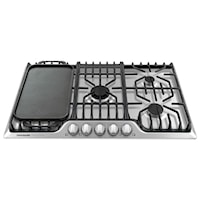 36" Frigidiare Professional Gas Cooktop with Griddle