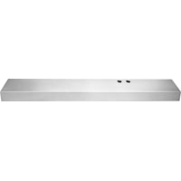 36" Overhead Range Hood with Convertible Exhaust System