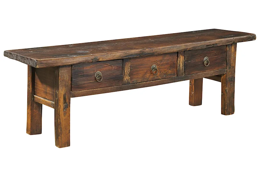 Accents Antique Coffee Bench by Furniture Classics at Alison Craig Home Furnishings