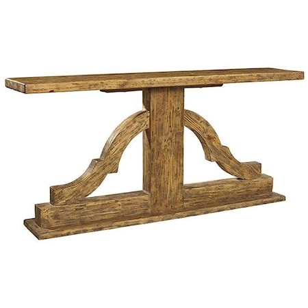 Rustic Style Bracket Console