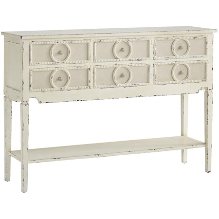 Greta Six Drawer Console