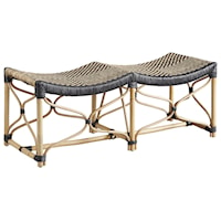 Black and Tan Bistro Bench