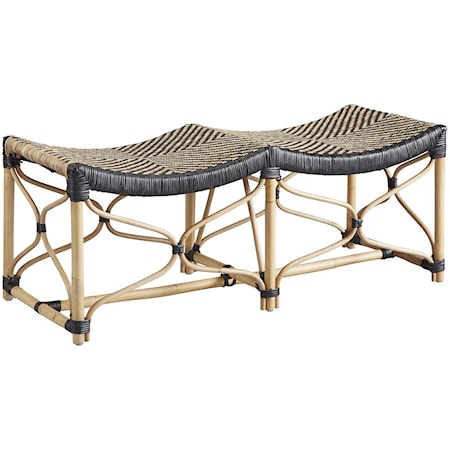 Black and Tan Bistro Bench