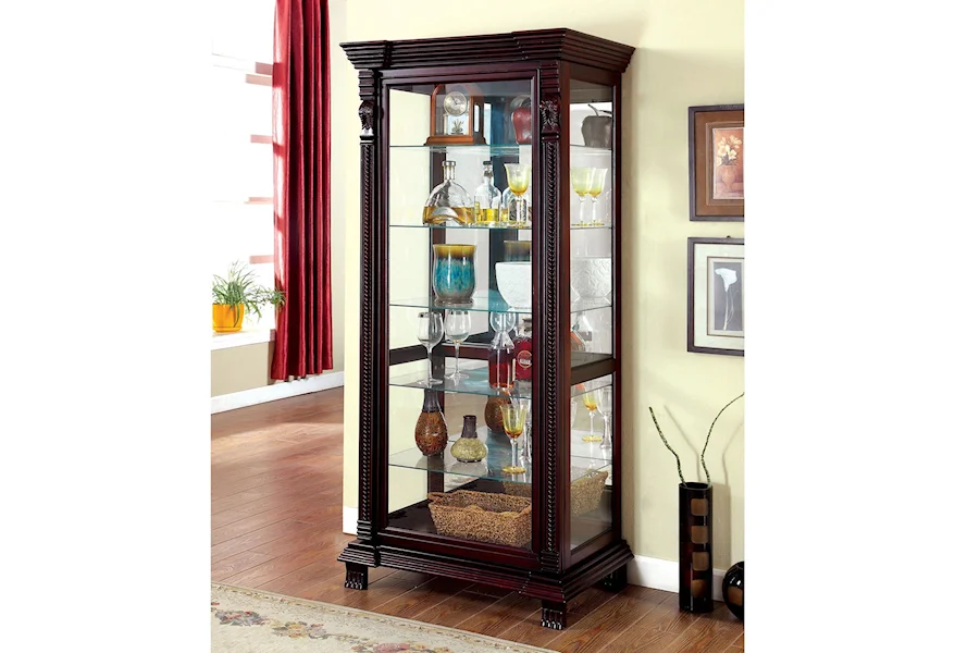 Tulare Curio by Furniture of America at Furniture and More