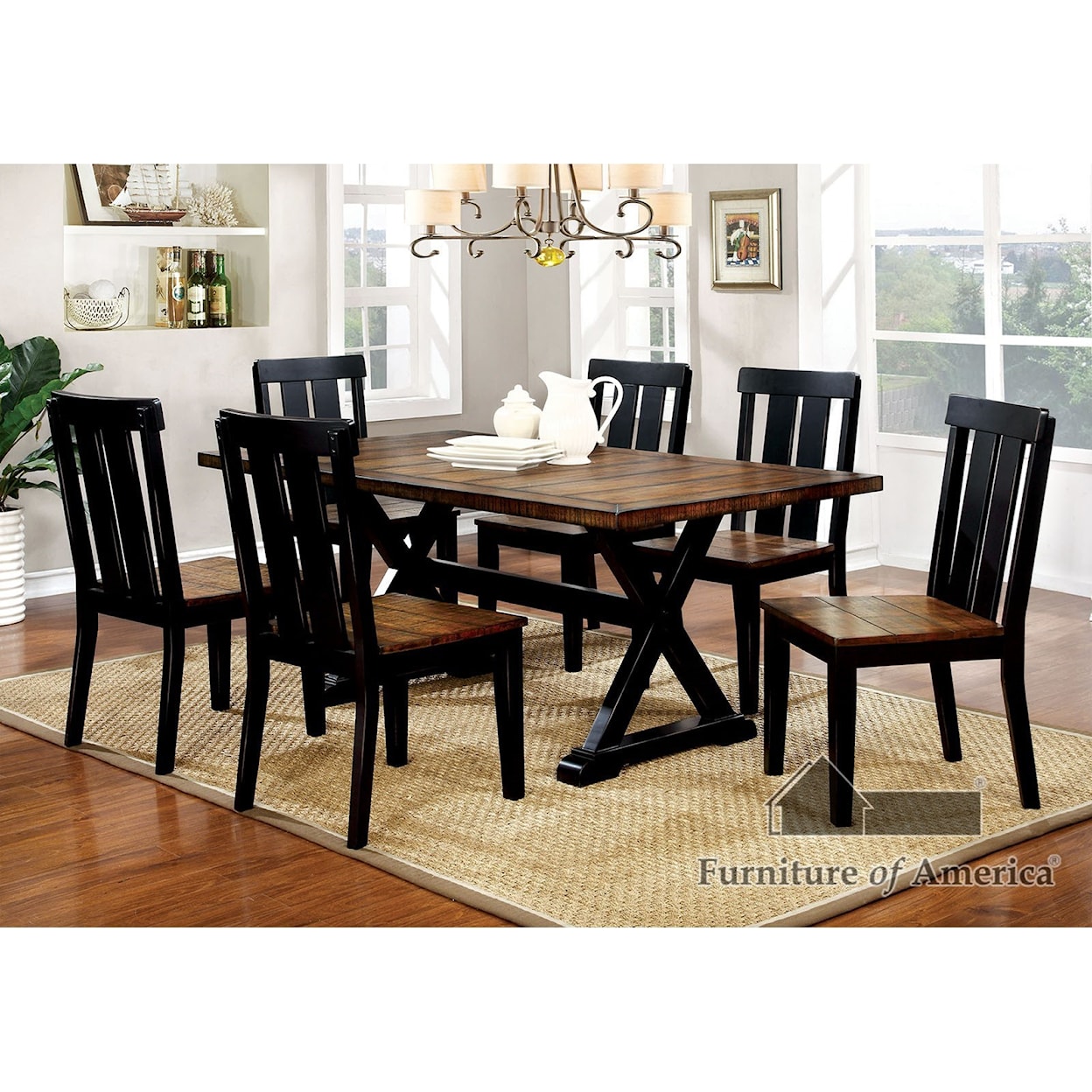 Furniture of America Alana Dining Set